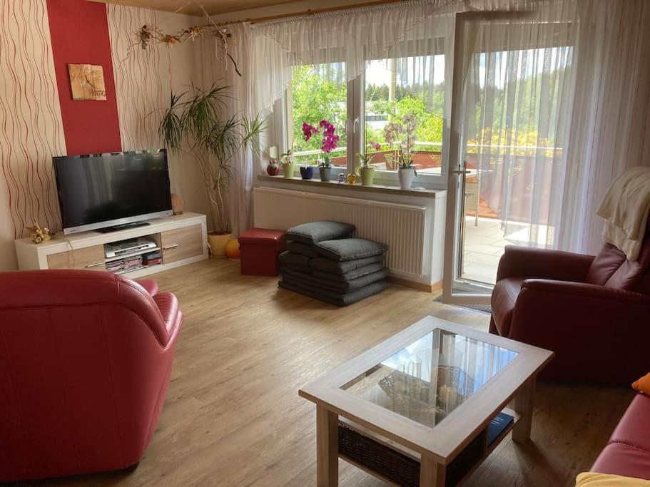 Ferienwohnung Zur Geigenbachtalsperre Poppengrun ภายนอก รูปภาพ